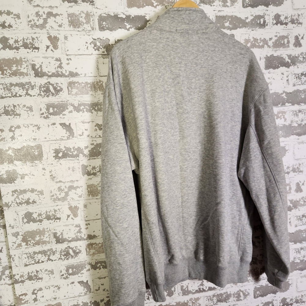 Nautica Mens Grey 1/4 Zip Sweatshirt Pullover Spell Out Logo NS 83 Size XXL - Picture 9 of 16